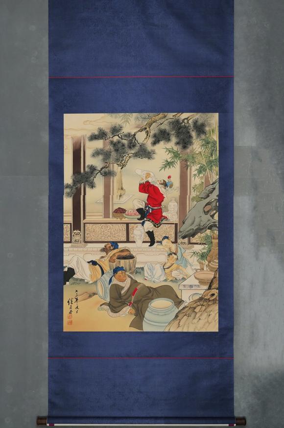 北京嘉翰|北京嘉翰2026藝術(shù)品拍賣會(huì)（第184期）絹本大鬧天宮 