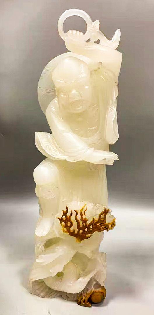 山東瑞蚨興拍賣|瑞蚨興拍賣2632期五六十年代 達摩人物擺件 高約30厘米，底部寬約8.5厘米約2250克
