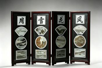 民國(guó) 云石案屏