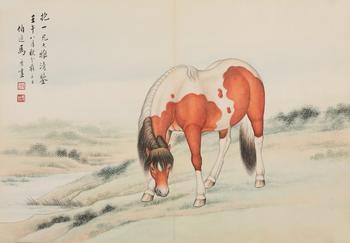 駿馬圖