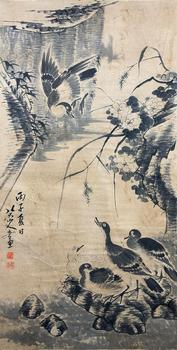 八大山人 蘆雁圖