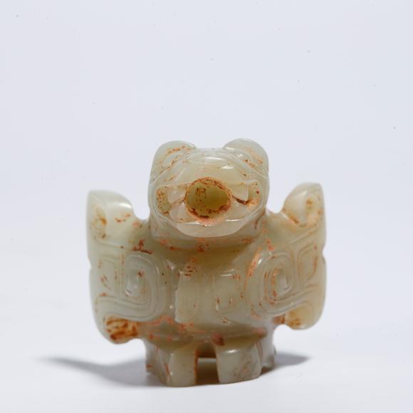 弘楊株式會(huì)社|弘楊美術(shù)8月オークション第2回高古玉雕獸形掛飾