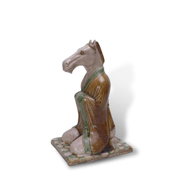 鐮倉美術(shù)明以前 三彩午馬俑