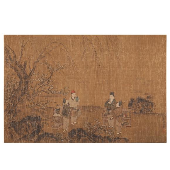 鐮倉美術|藝術品拍賣會（第十三回)蘇漢臣 品茗圖