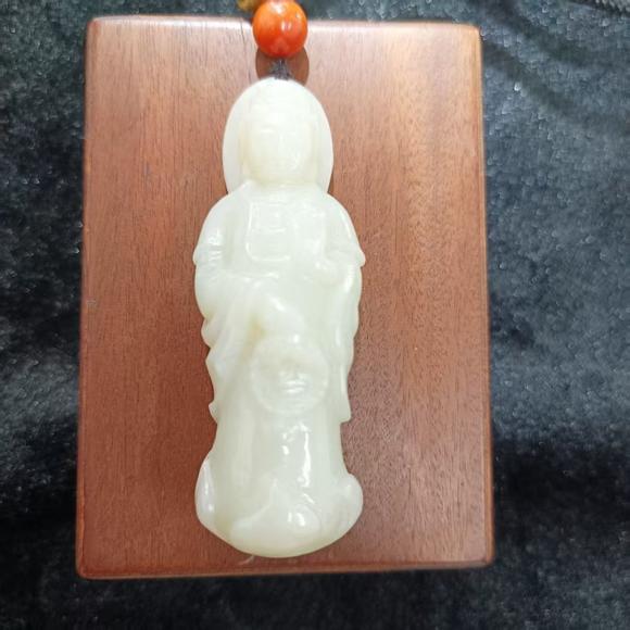 虎符拍賣|浙江虎符2026秋季藝術(shù)品拍賣會(huì)和田玉觀音掛件