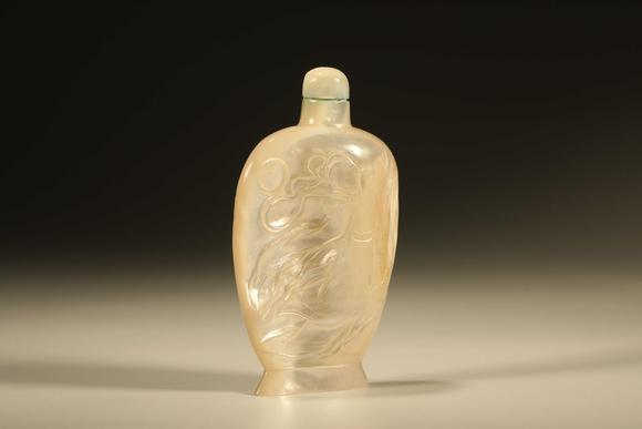 鼻烟壶19 旧藏和田玉鼻烟壶|隐宝阁艺术品