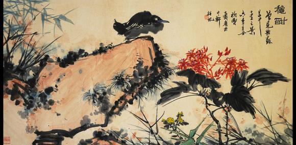珠穆朗瑪|大阪珠穆朗瑪2026年春季拍賣會潘天壽 花鳥