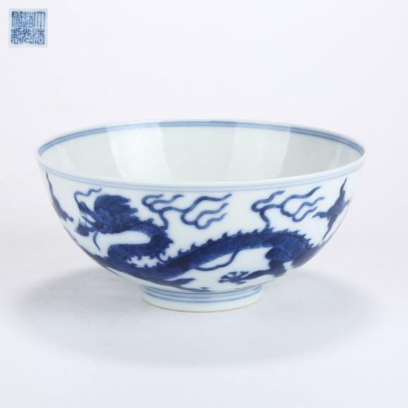You Need清 青花雲(yún)龍紋碗 