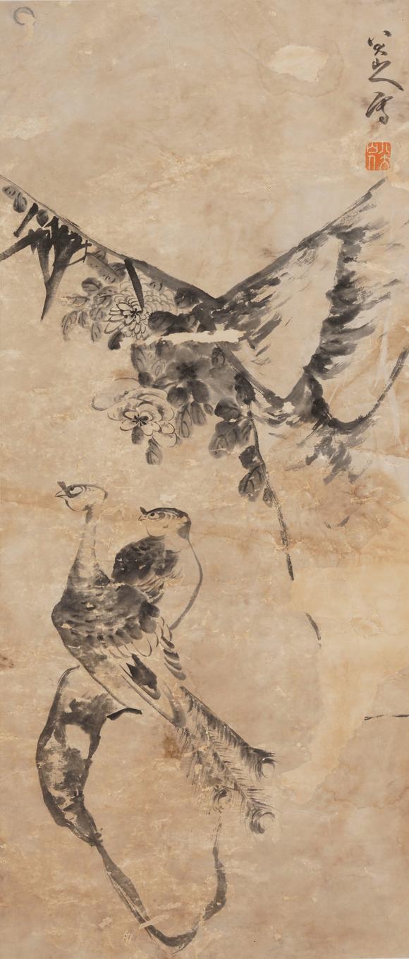 You Need八大山人 花卉 孔雀