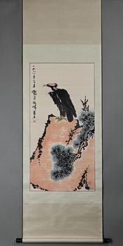潘天壽 雄鷹圖 紙本立軸