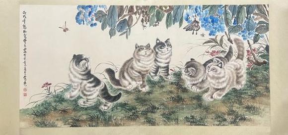 日本松町古美曹克家 貓圖