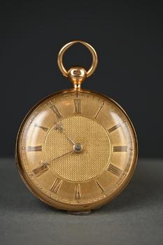 Gold pocket watch ‘regulator’, 19th century (18 ca…