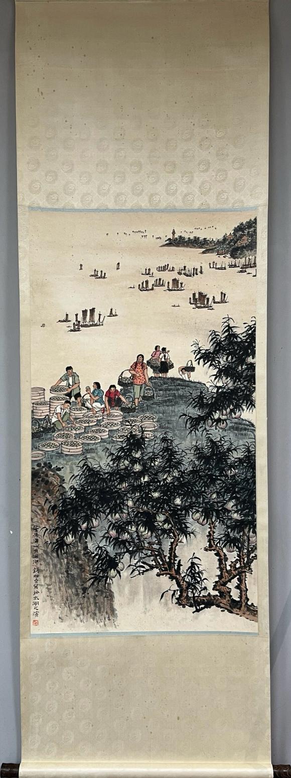 日本松町古美錢松巖 春果滿山魚滿湖