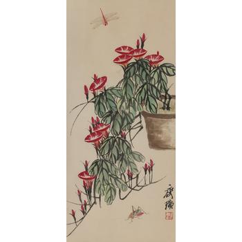 齊白石 工筆草蟲牽?；? epailive_tj=