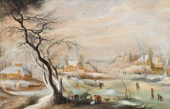 FLEMISH SCHOOL (17TH CENTURY), WINTER LANDSCAPE