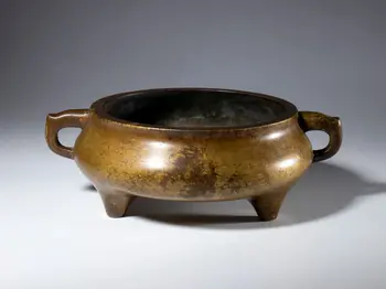 Copper alloy incense burners, China, Qing dynasty (1644-1912), 19th century