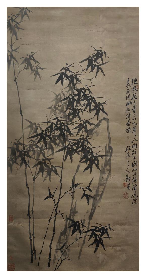 京都粵盛美術(shù)鄭板橋/竹石