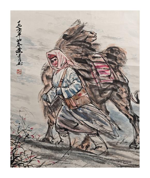 京都粵盛美術(shù)黃胄/風(fēng)雪出診