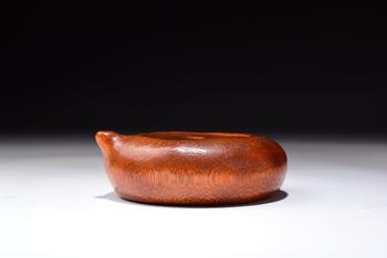 清 竹雕水滴