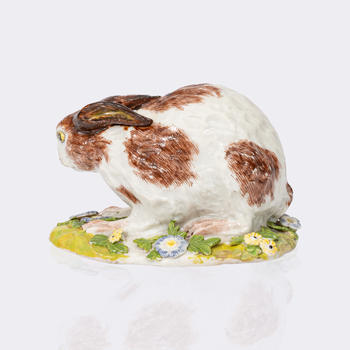 A Sitting Rabbit.