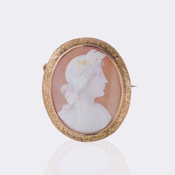 Cameo Brooch 'Flora'.