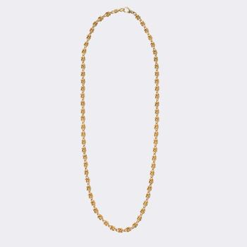 Evald Nielsen (Stubbek?bing 1879 - Kopenhagen 1958). Rare Golden Art-déco Necklace 'Knude'.