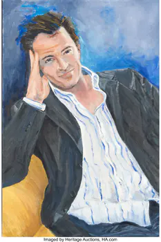 American Artist (20th Century) Matthew Perry Oil