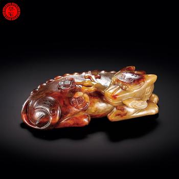 明 紅提油銜梅瑞獸