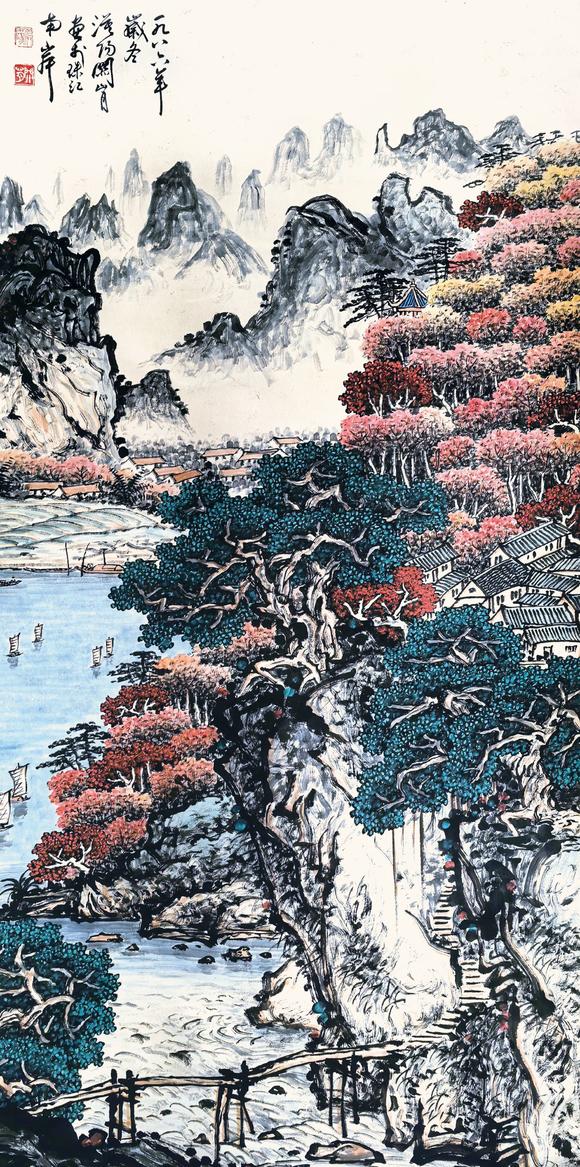 中信國(guó)際關(guān)山月  秋山帆影