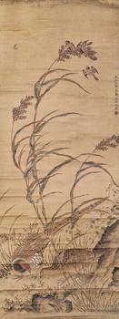 花鳥 116*42 紙本立軸
