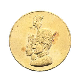 Médaille commémorative en or du couronnement ou anniversaire du couronnement