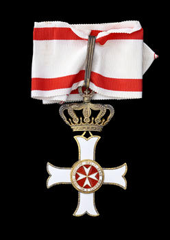 Ordre de Malte, Ordre du Mérite, fondé en 1920, croix de Commandeur