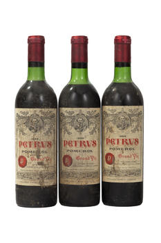 Petrus, 1966, Pomerol, 3 bts