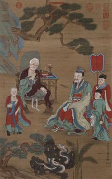 Zhao Mengfu Emperor Wu of Liang Seeking the Dharma