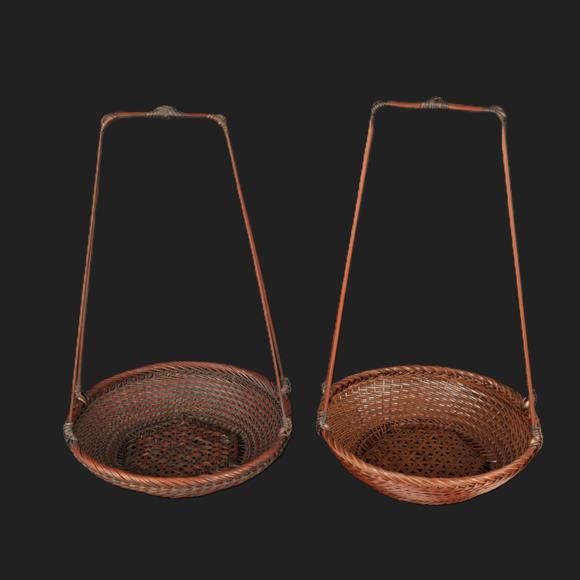 朱雀美術(shù)拍賣細(xì)編竹籃兩個(gè)