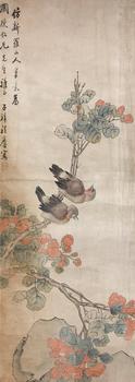 花鳥[原裝舊裱]