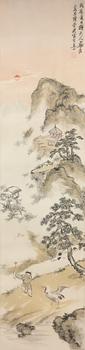 戲鶴圖