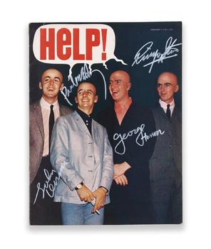 THE BEATLES – Fully Signed Help! Magazine Cover Portrait (1960s)