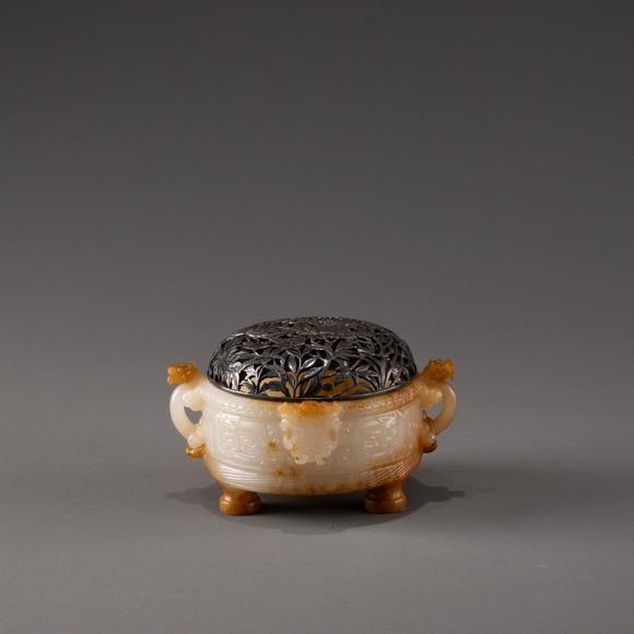 大阪美術(shù)商會(huì)|2026年大美會(huì)第三十四回夏季藝術(shù)品拍賣會(huì)漢 玉獸面紋香爐