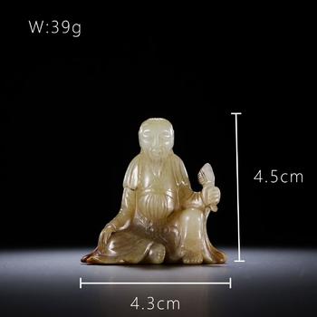 Hetian Jade Seated Scholar Figure