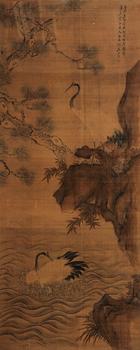 馬荃（清）?海天松壽圖