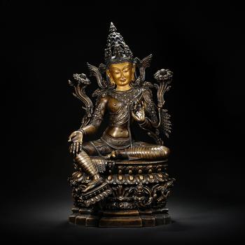 15世紀(jì) 合金銅度母坐像