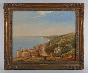 W.R. Toldervy (19th century) - Sandgate near Folkestone, Kent, oil o