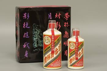 1973-1974 熊貓標(biāo)貴州飛天茅臺(tái)酒2支 江滋貿(mào)易株式會(huì)社出口 原箱附