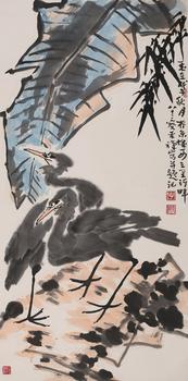 蕉蔭雙禽
