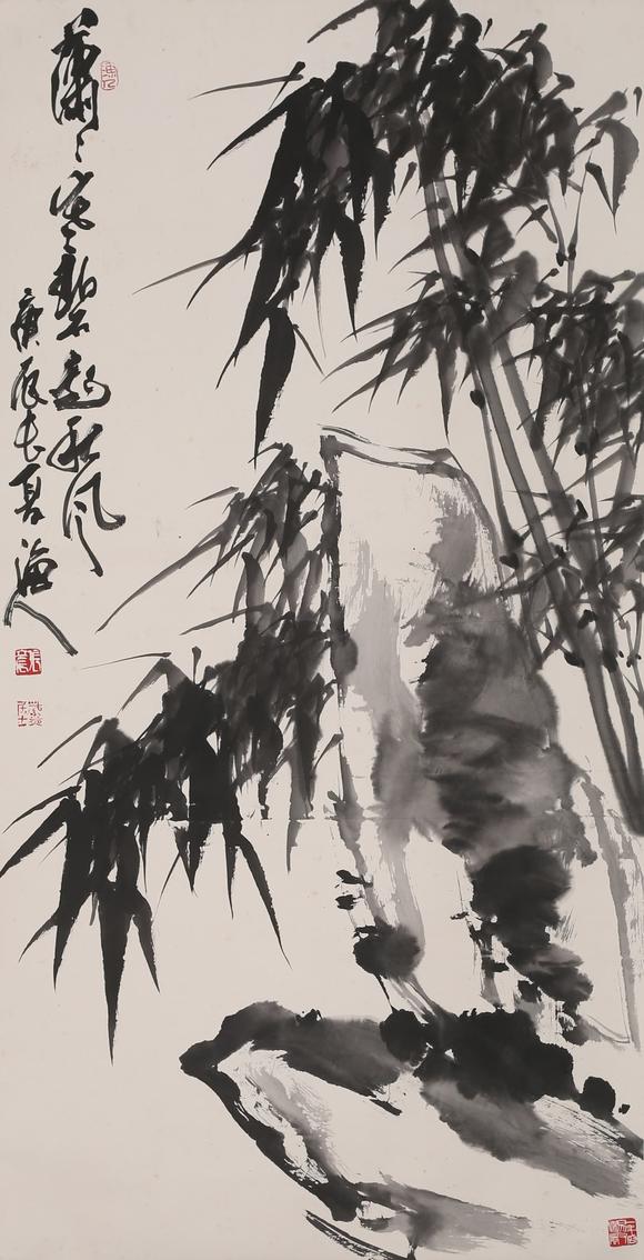 安徽東藝竹石圖