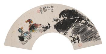 花鳥扇面