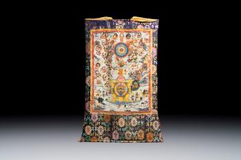 A very large Tibetan 'Astrological Calendar' thangka, 20th C.