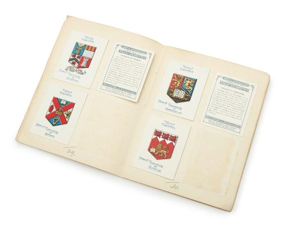 RoseberysA collection of heraldry cards.?

The collection contained in an