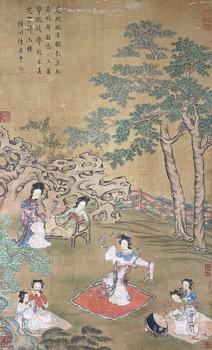 人物 50*82 絹本立軸